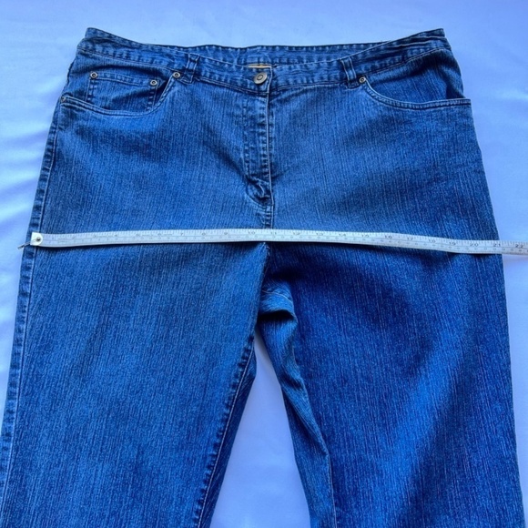 Ruby Road Jeans size 18 Stretchy Medium Dark Blue Denim Higher Rise - Picture 6 of 8